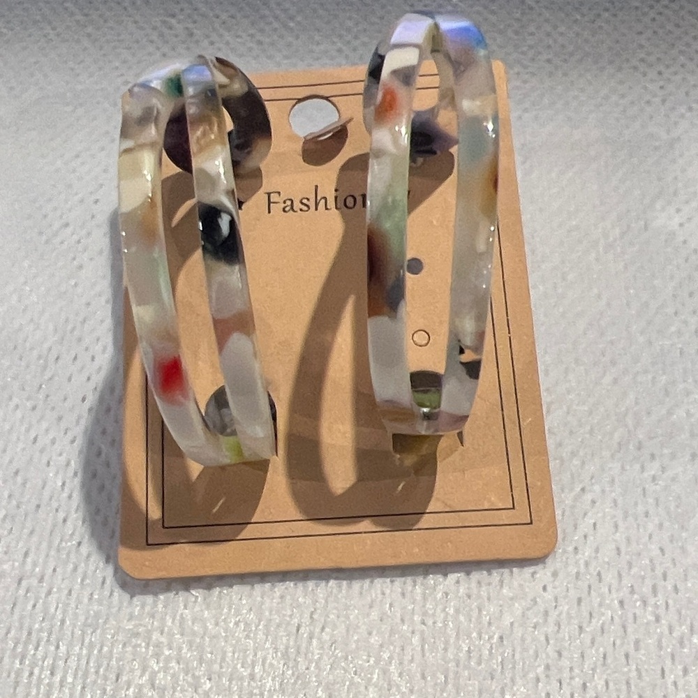 Multicolor Hoop Earrings